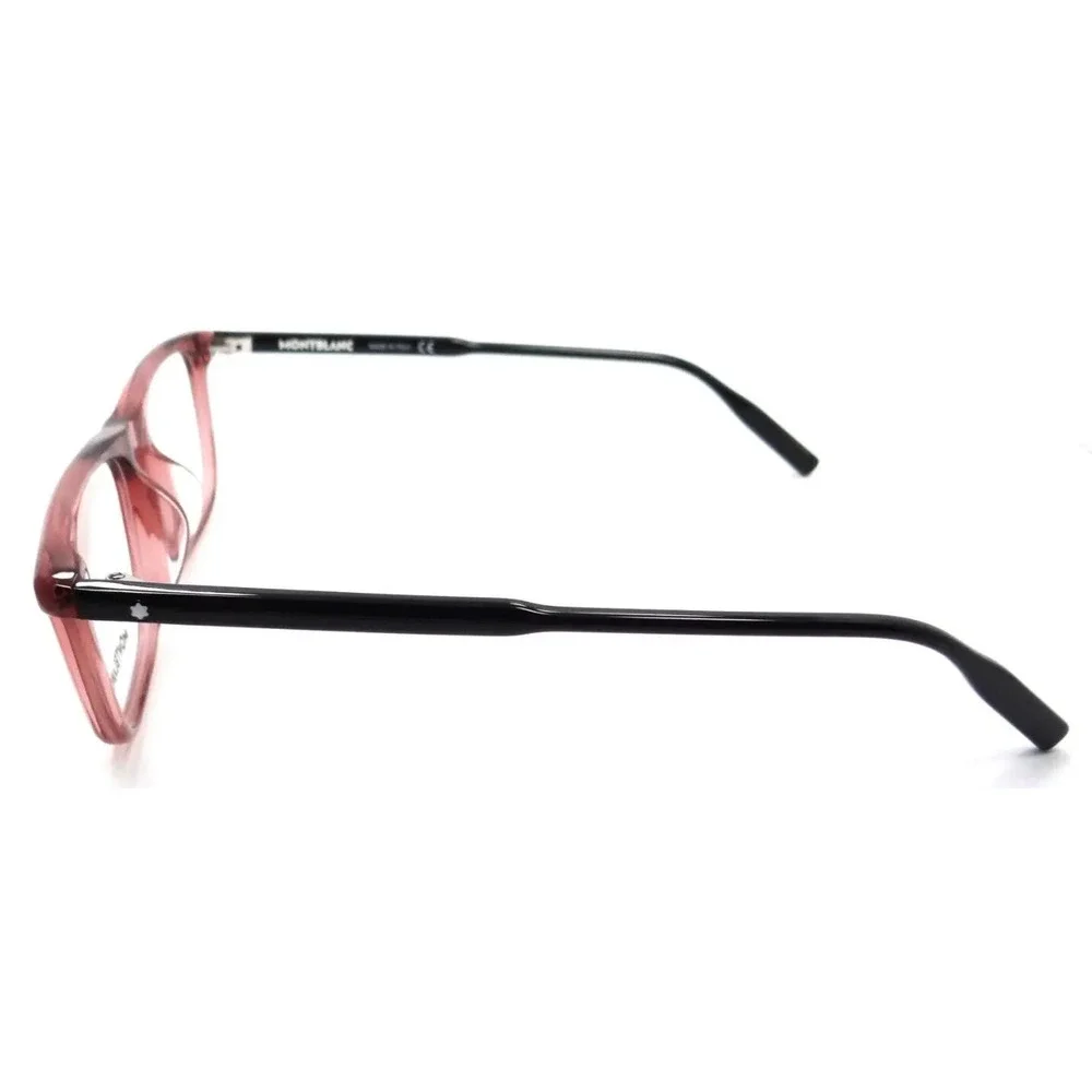 NWT Mont Blanc MB0012OA-008-54 Pink Black 54mm Eyeglasses